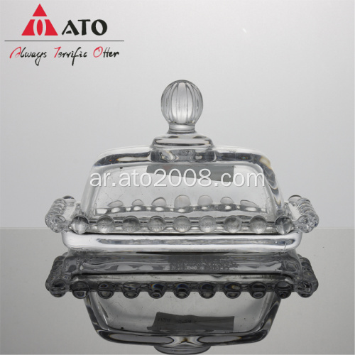 Ato Cake Glass Storage Candy Jar Sateert